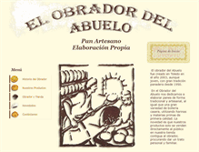 Tablet Screenshot of elobradordelabuelo.es